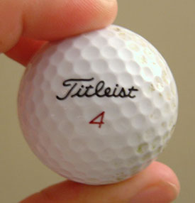 The hole in one ball